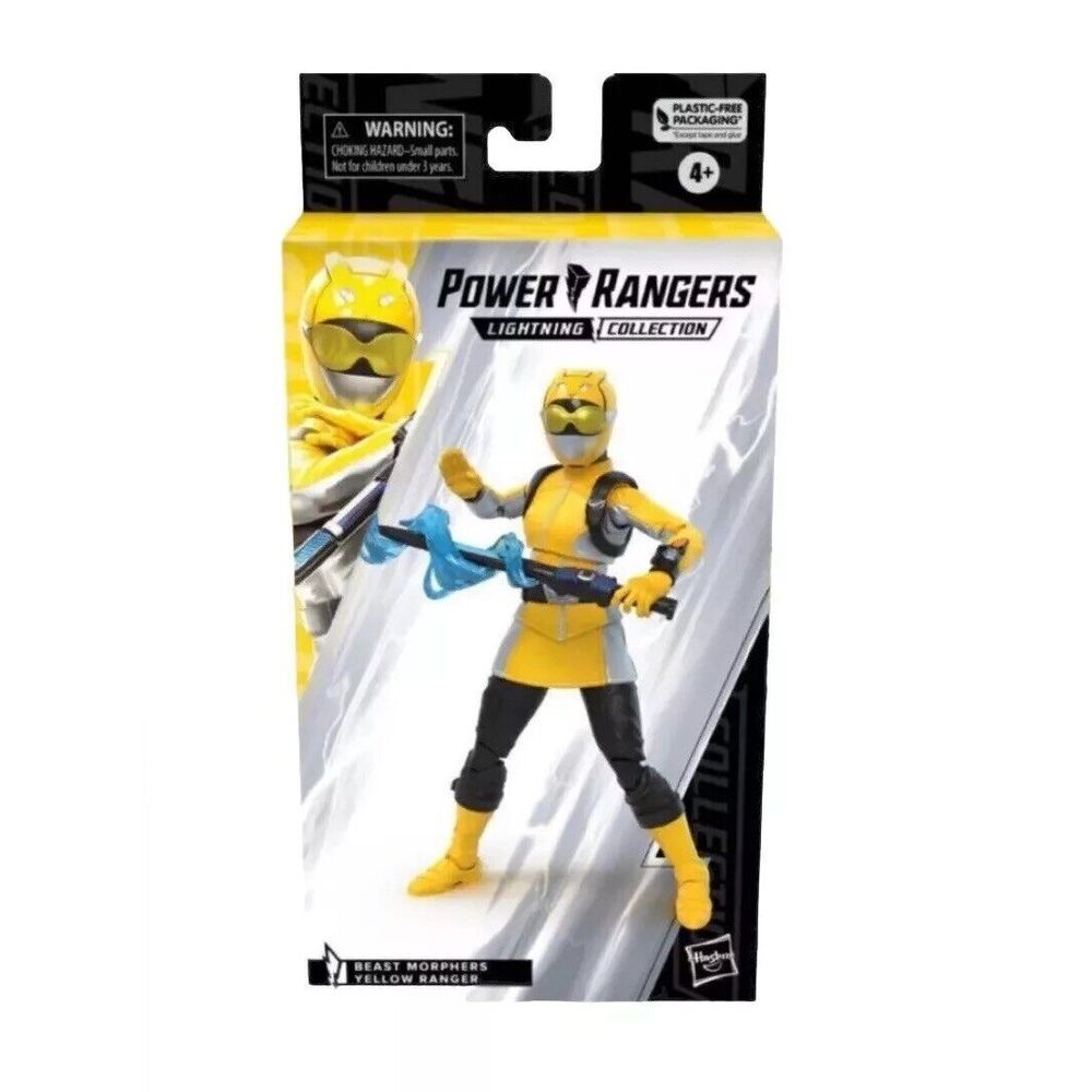 Power Rangers Lightning Collection Beast Morpheus Yellow Ranger Figure 6"‎ New